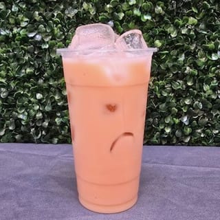 Honeydew Strawberry Milk Tea