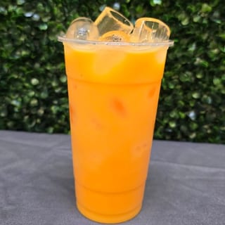 Mango Strawberry Milk Tea