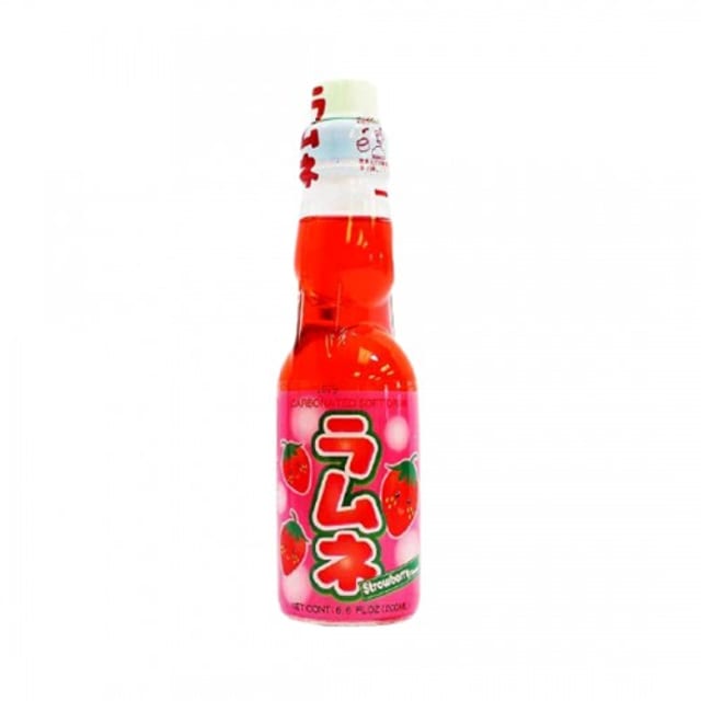 Japanese Drink: Yappari Ramune Strawberry.