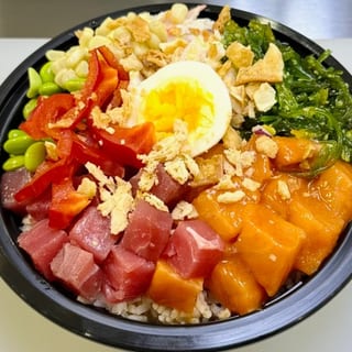 Create Your Own Poke Bowl (Deluxe: 2 Poteins)
