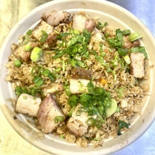 Hibachi Style Pork Belly Fried Rice