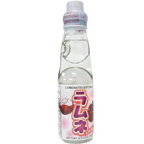 Japanese Drink: Yappari Ramune Litchi.