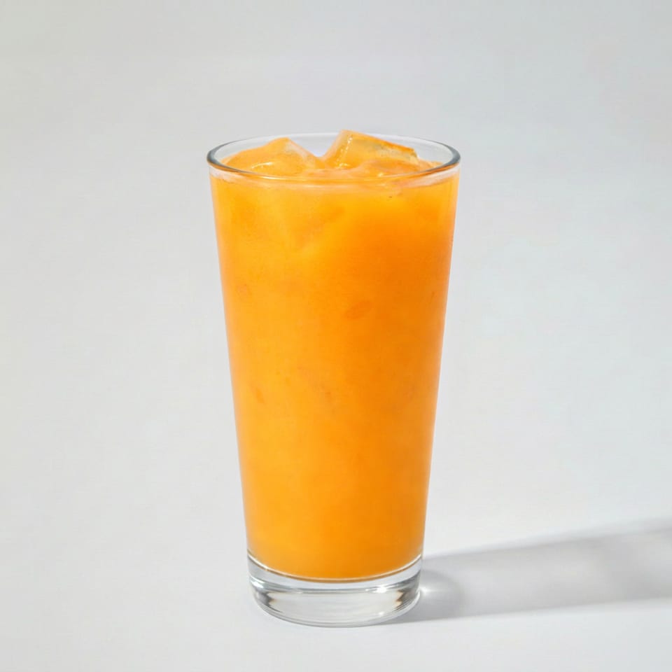 Mango Strawberry Milk Tea.