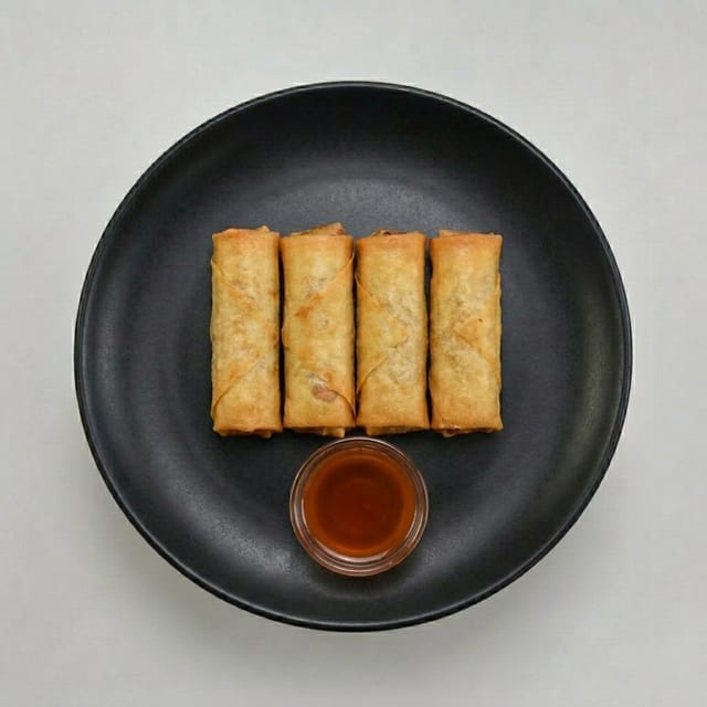 Vegetable Spring Roll (4 PCS).