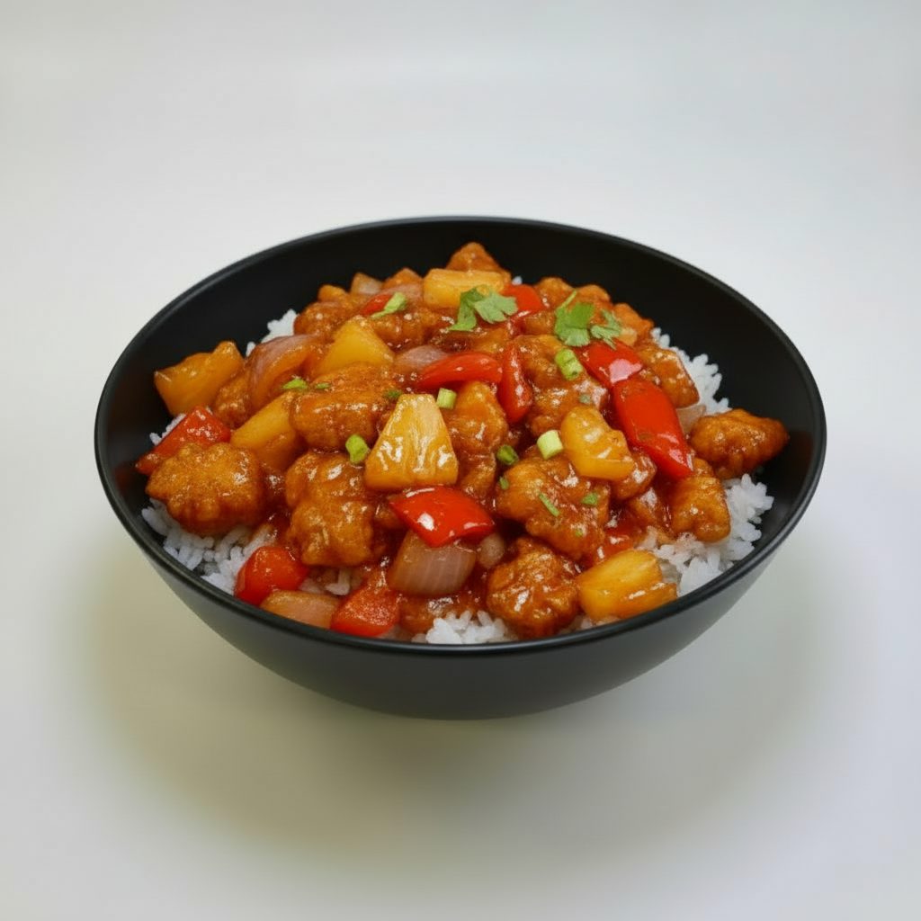 Sweet & Sour Chicken.