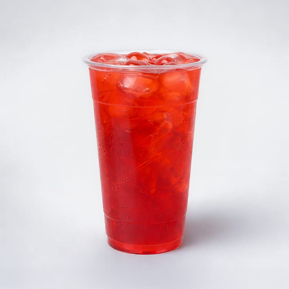 Dragon Fruit Strawberry Fruit Tea (New Drink).