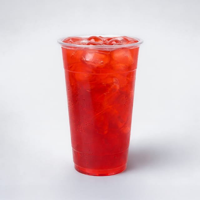 Dragon Fruit Strawberry Fruit Tea (New Drink).