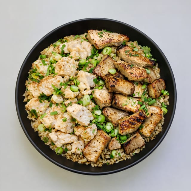 Hibachi Style Combination Fried Rice.